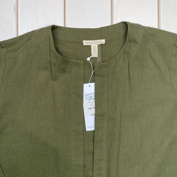 NWT Organic Cotton Open Front Kimono Jacket - Picture 5 of 12